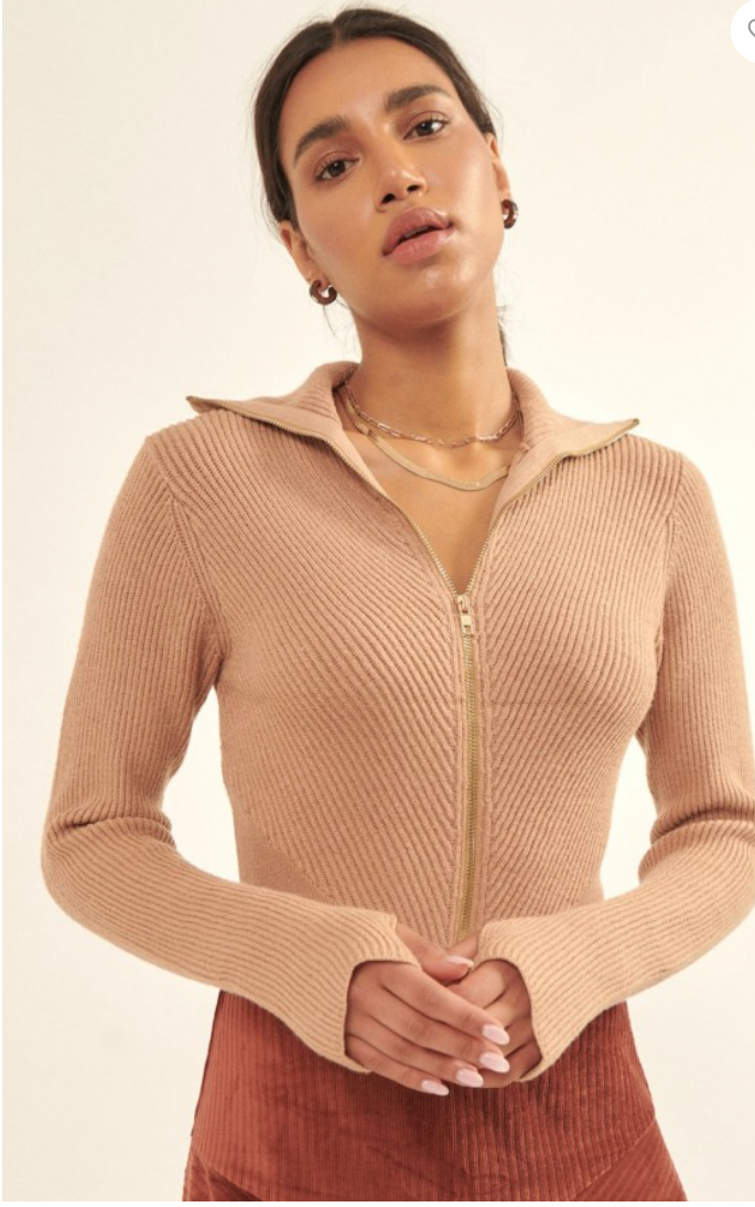 COLLARED BODYSUIT