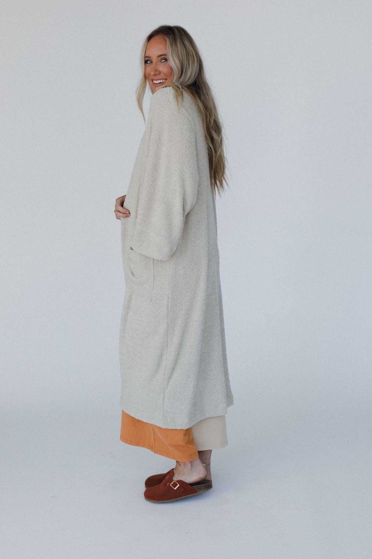 Moonlight Hug Cardigan - Seashell