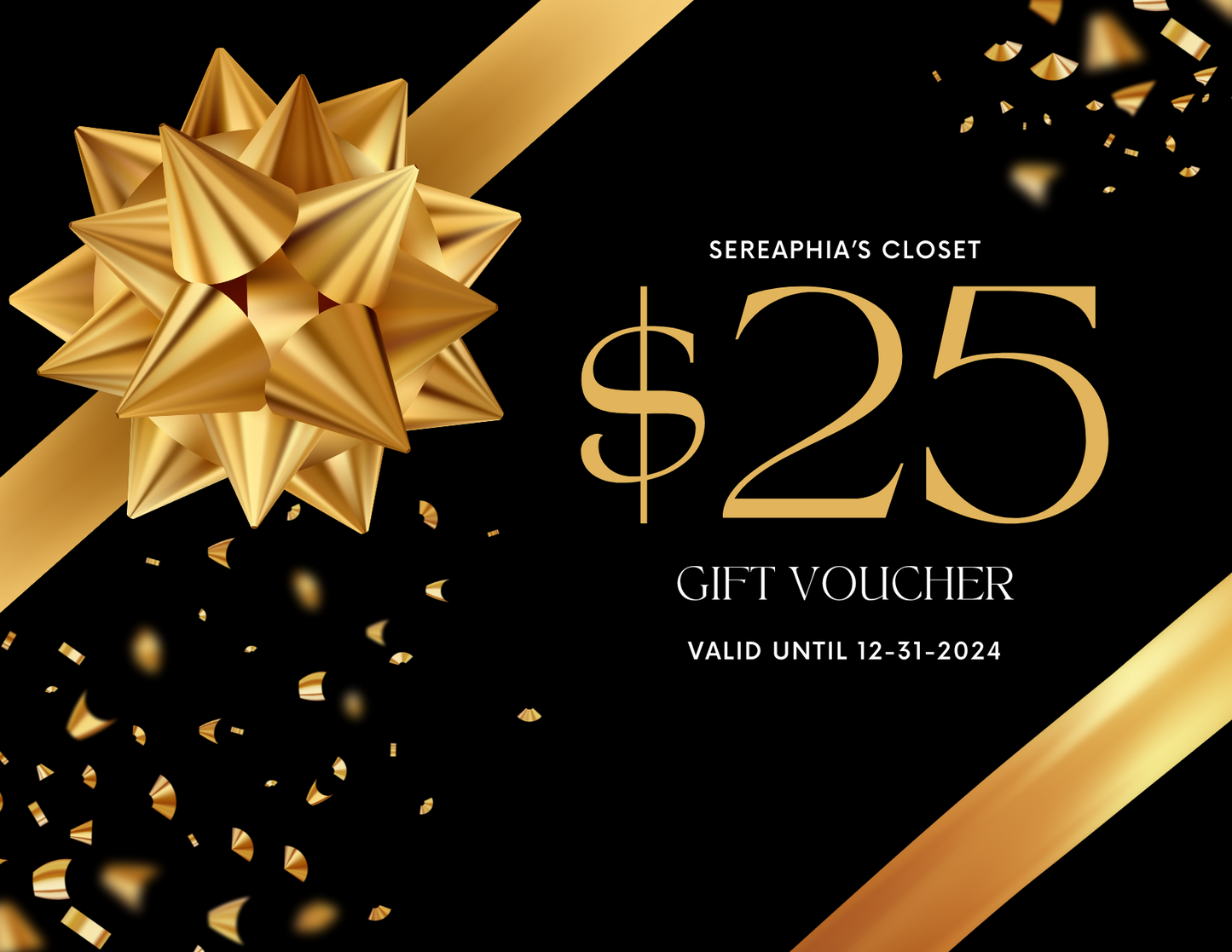 SERAPHIA'S CLOSET GIFT CARDS