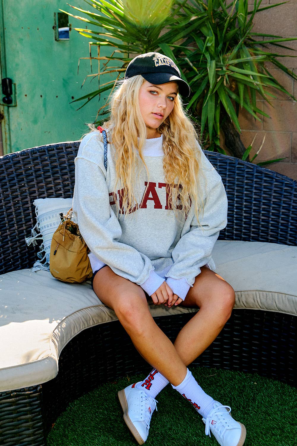 'PILATES & YOGA' Reversible Sweatshirt