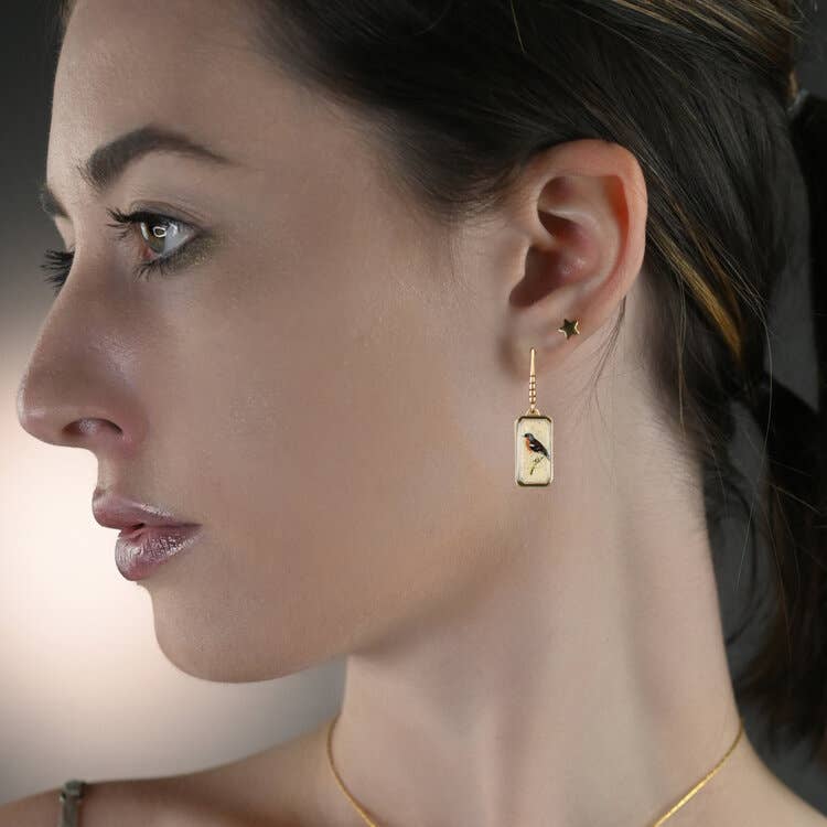 Picture Drops (Bird on Branch)