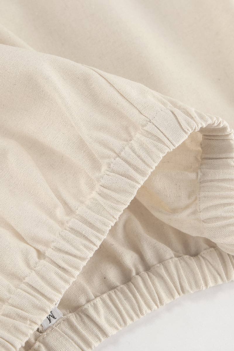 Relaxed Wide-Leg Casual Pants