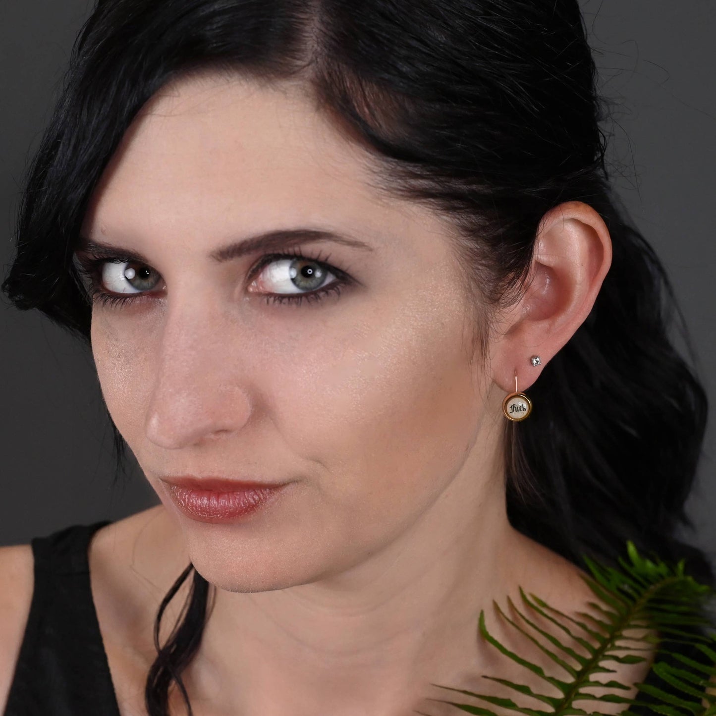 Simple Classic Image Drop Earrings