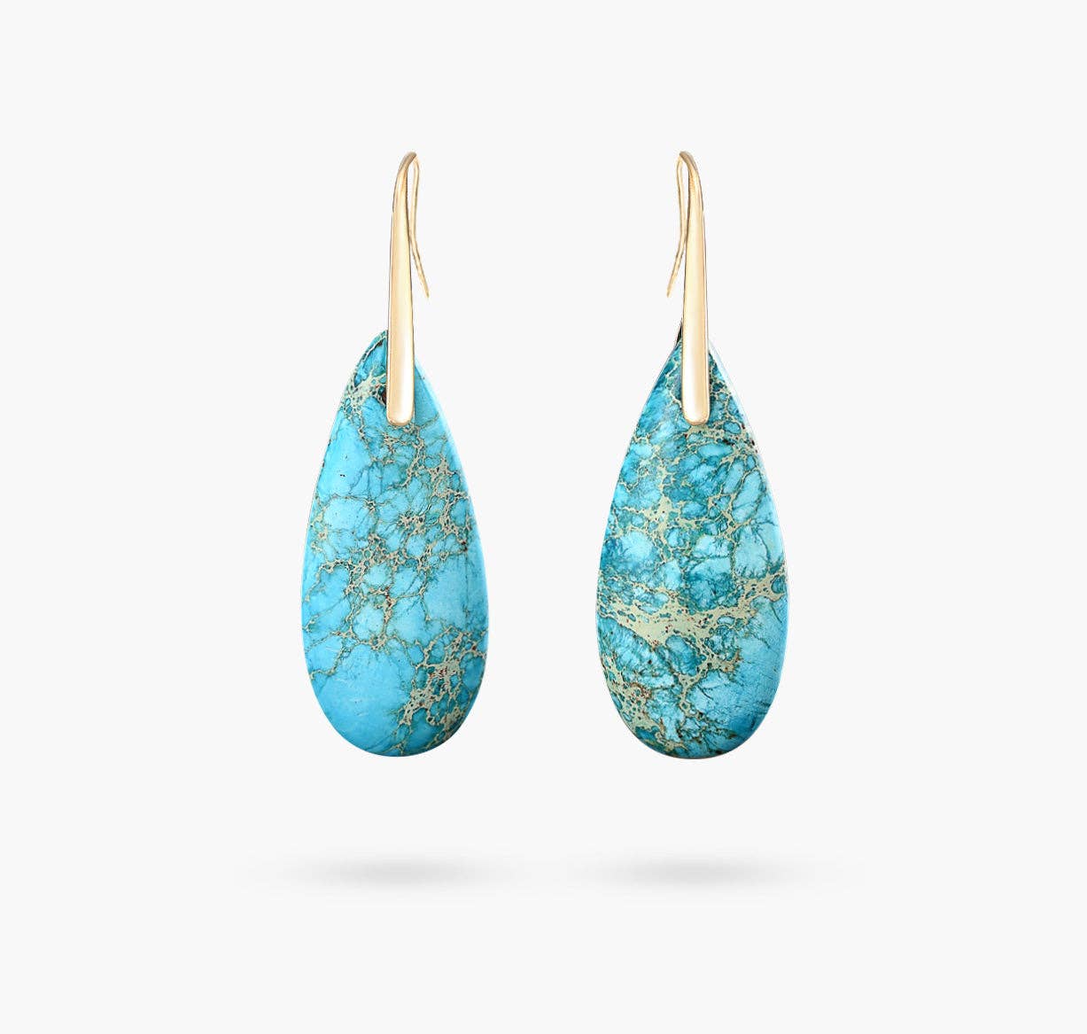 TURQUOISE JASPER EARRINGS