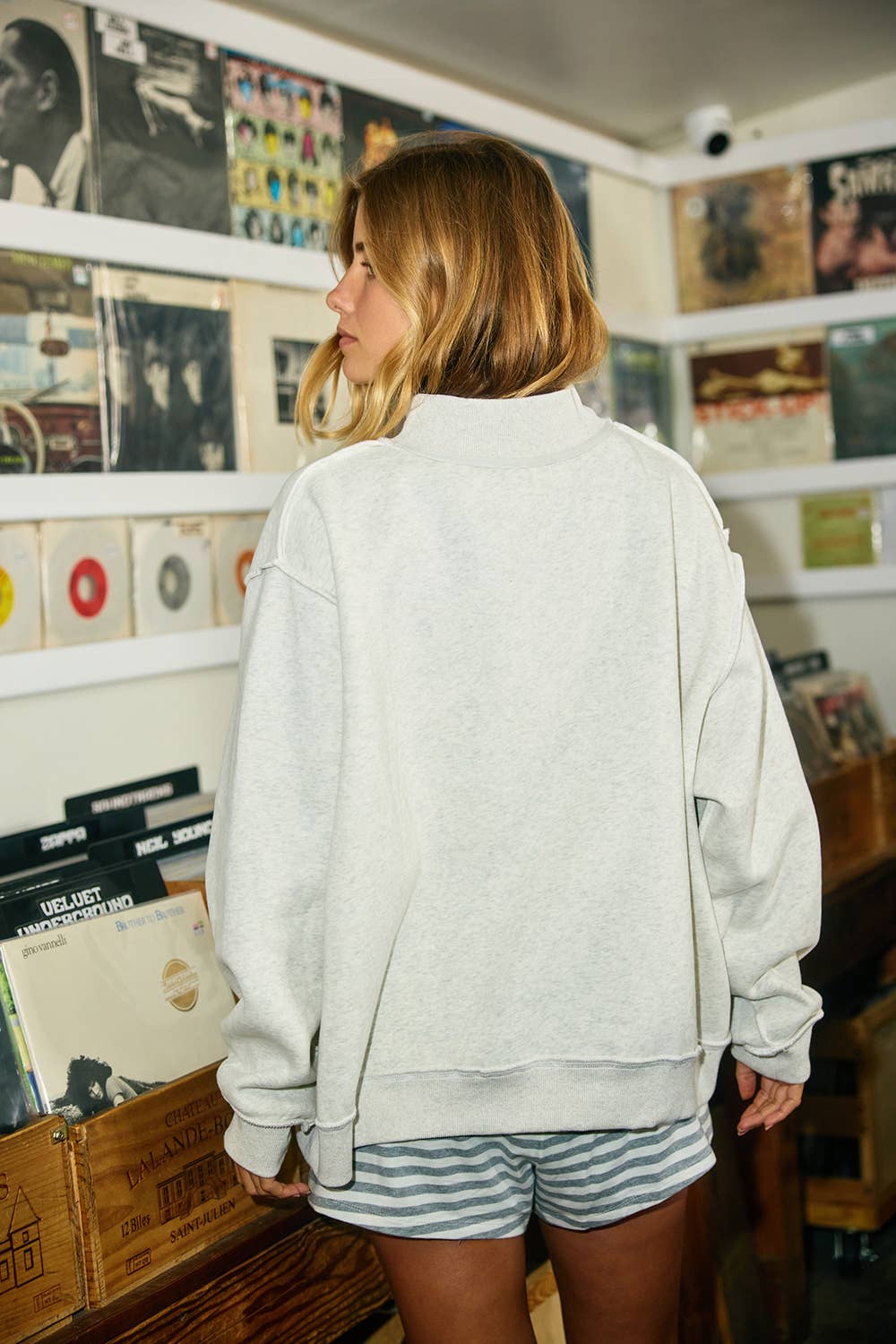 'PILATES & YOGA' Reversible Sweatshirt