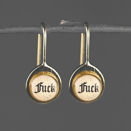 Simple Classic Image Drop Earrings