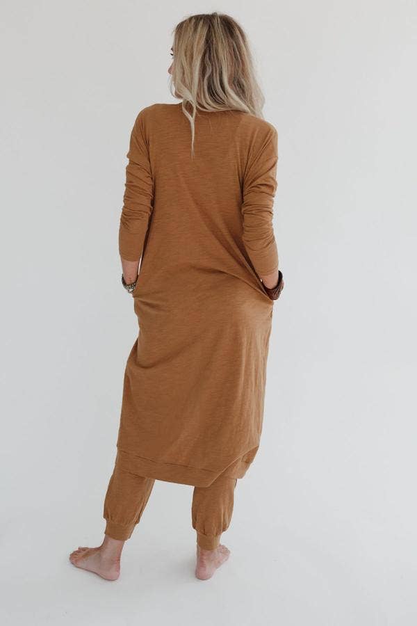 Jumpsuit And Cardigan Set