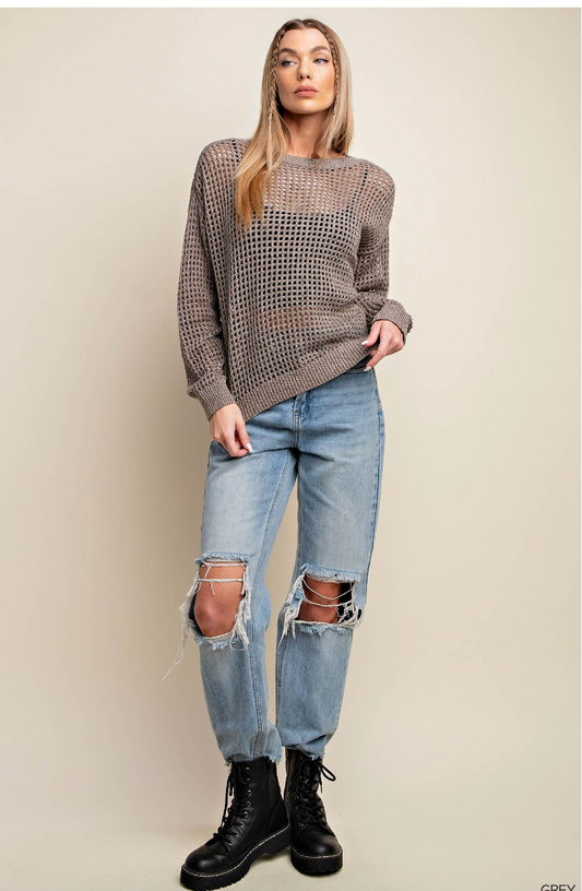 NET STYLE SWEATER