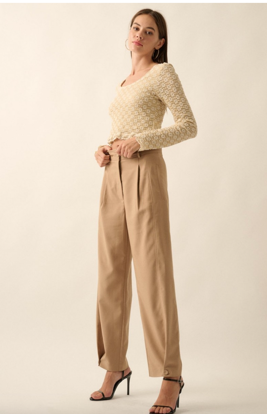 HIGH WAISTED PANTS