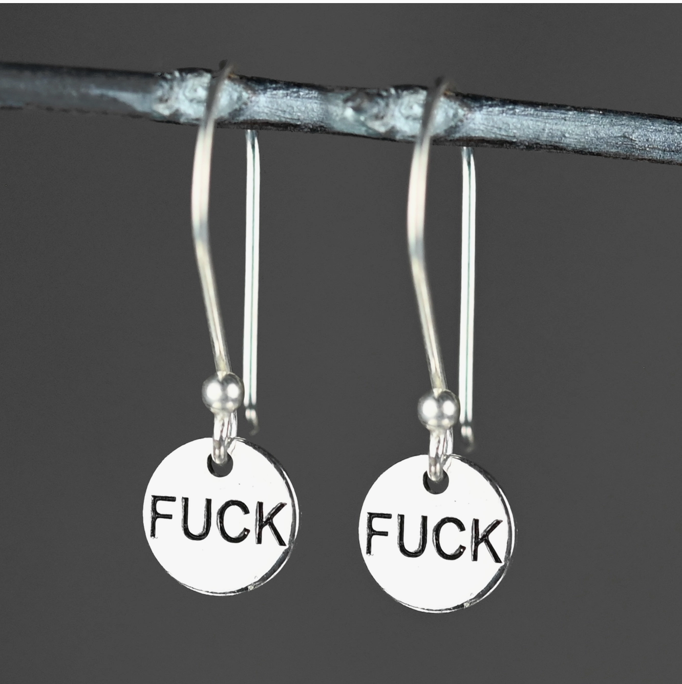 FUCK DANGLED EARRINGS