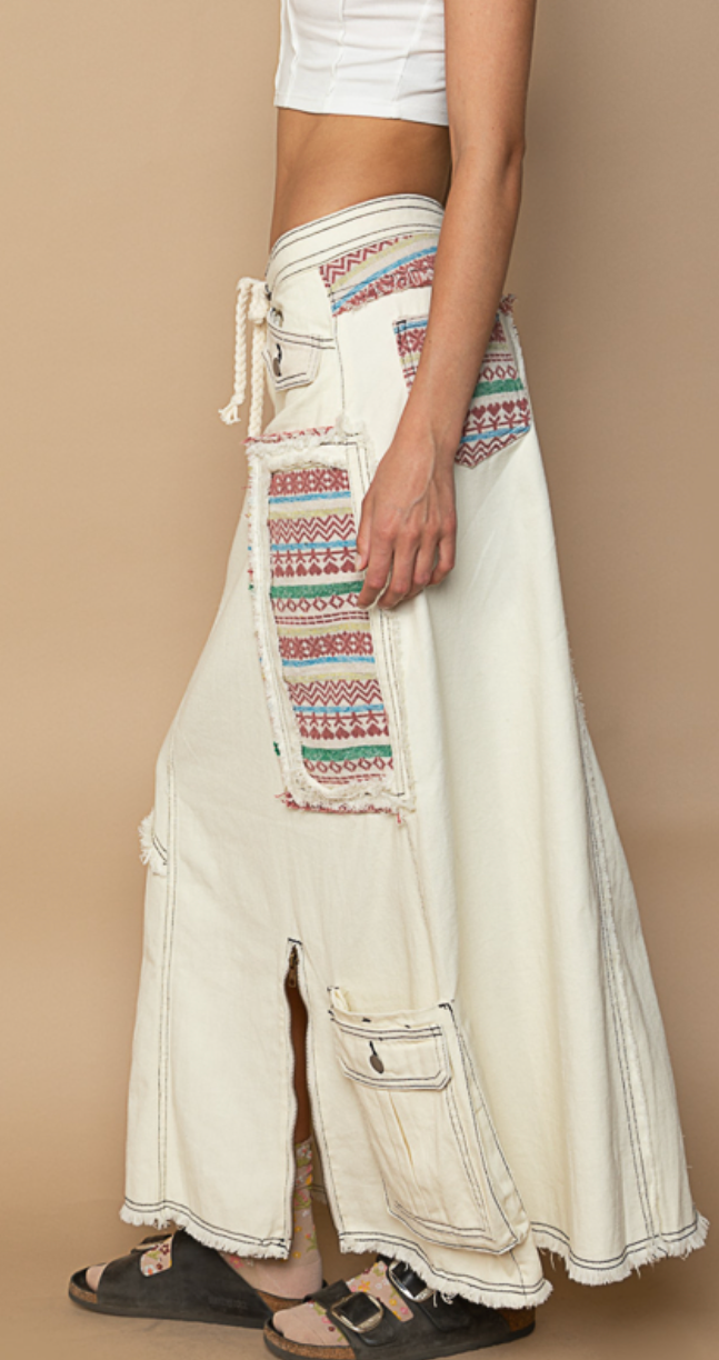 CARGO LONG SKIRT