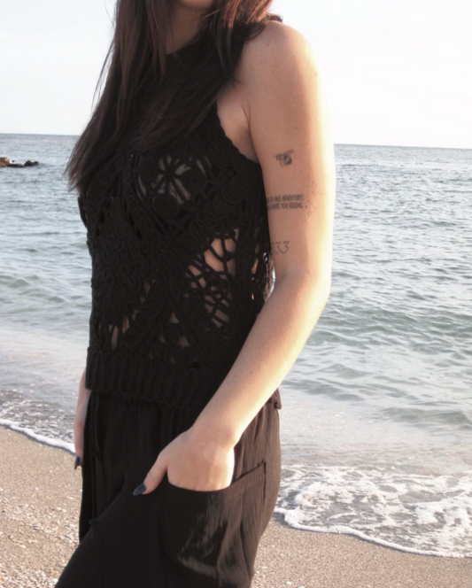 ROSE CROCHET TANK TOP