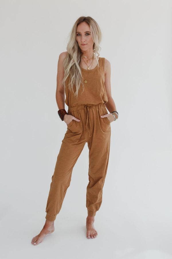 Jumpsuit And Cardigan Set