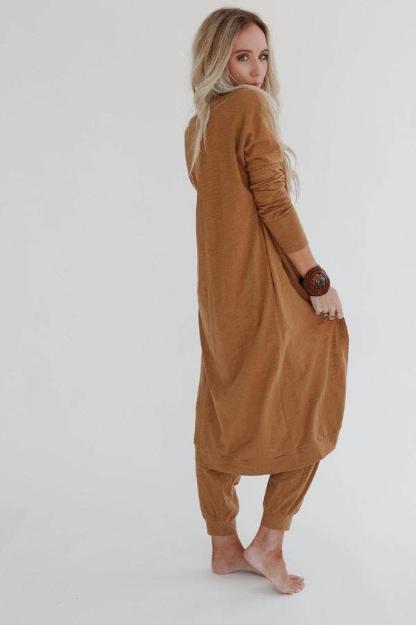 Jumpsuit And Cardigan Set
