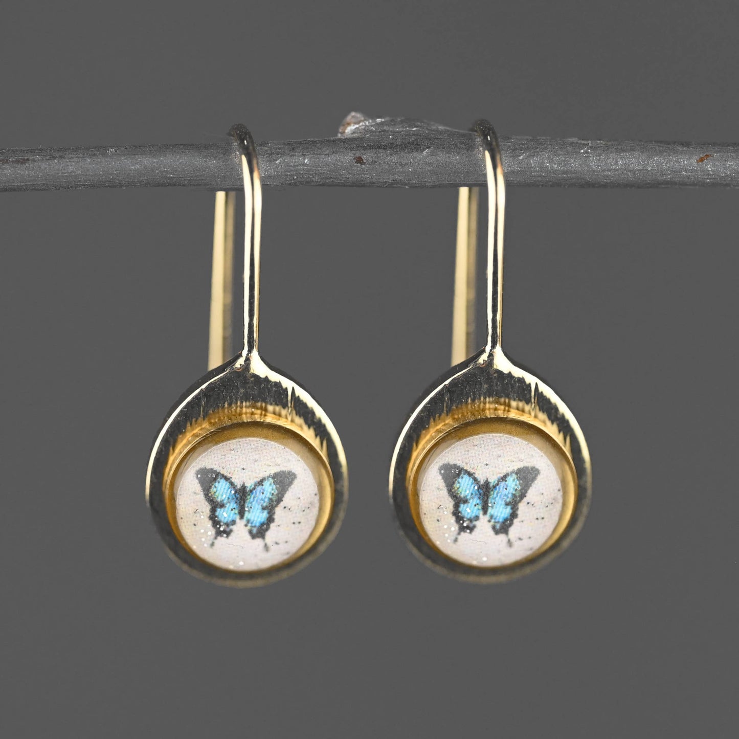 Simple Classic Image Drop Earrings