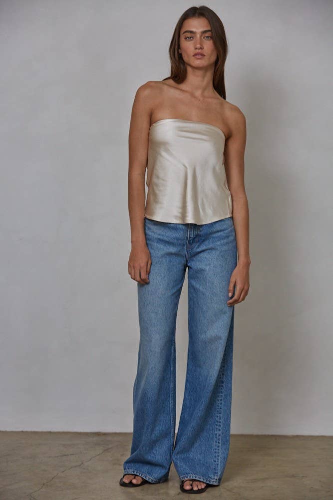 Satin Tube Top