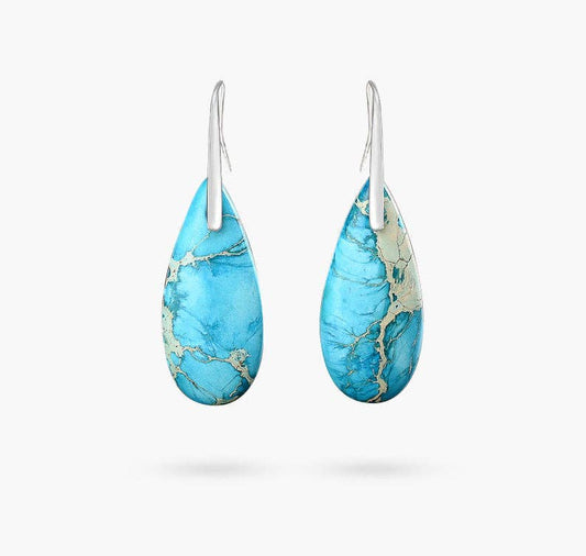 TURQUOISE JASPER EARRINGS