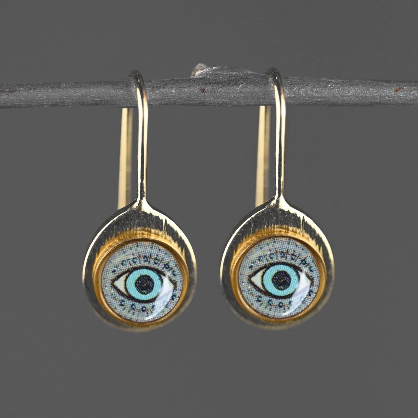 Simple Classic Image Drop Earrings