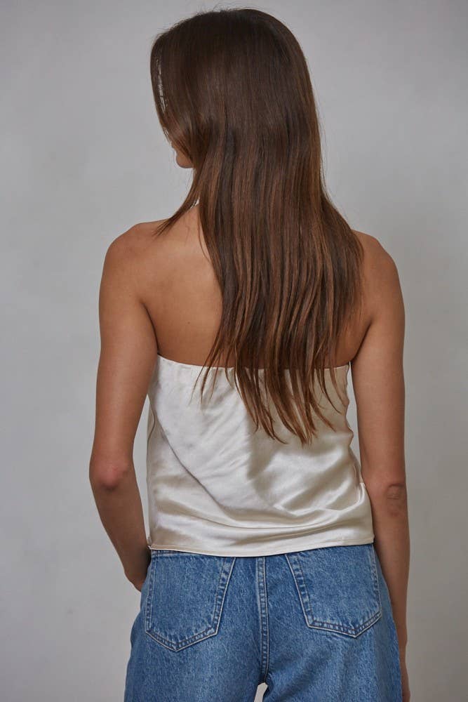 Satin Tube Top