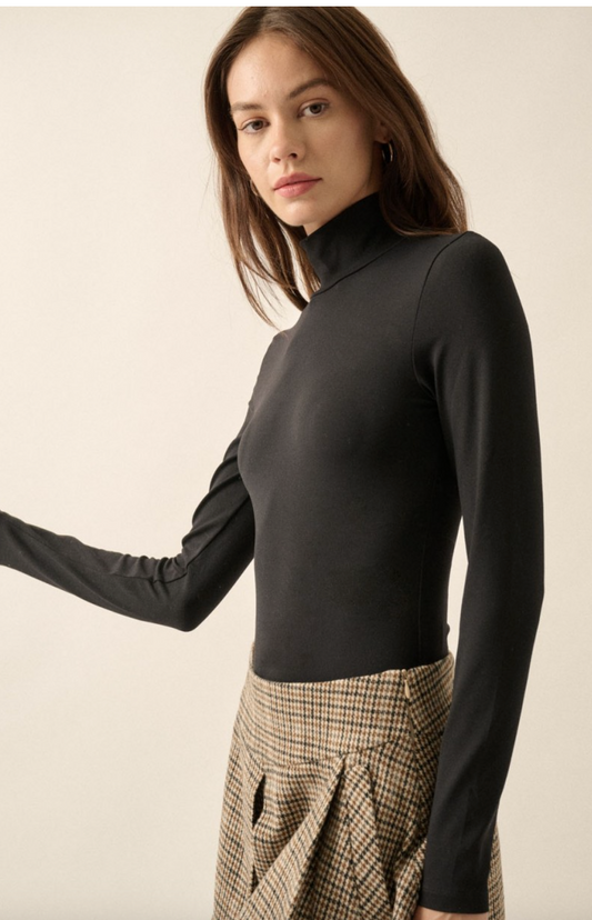 MOCK NECK BODYSUIT